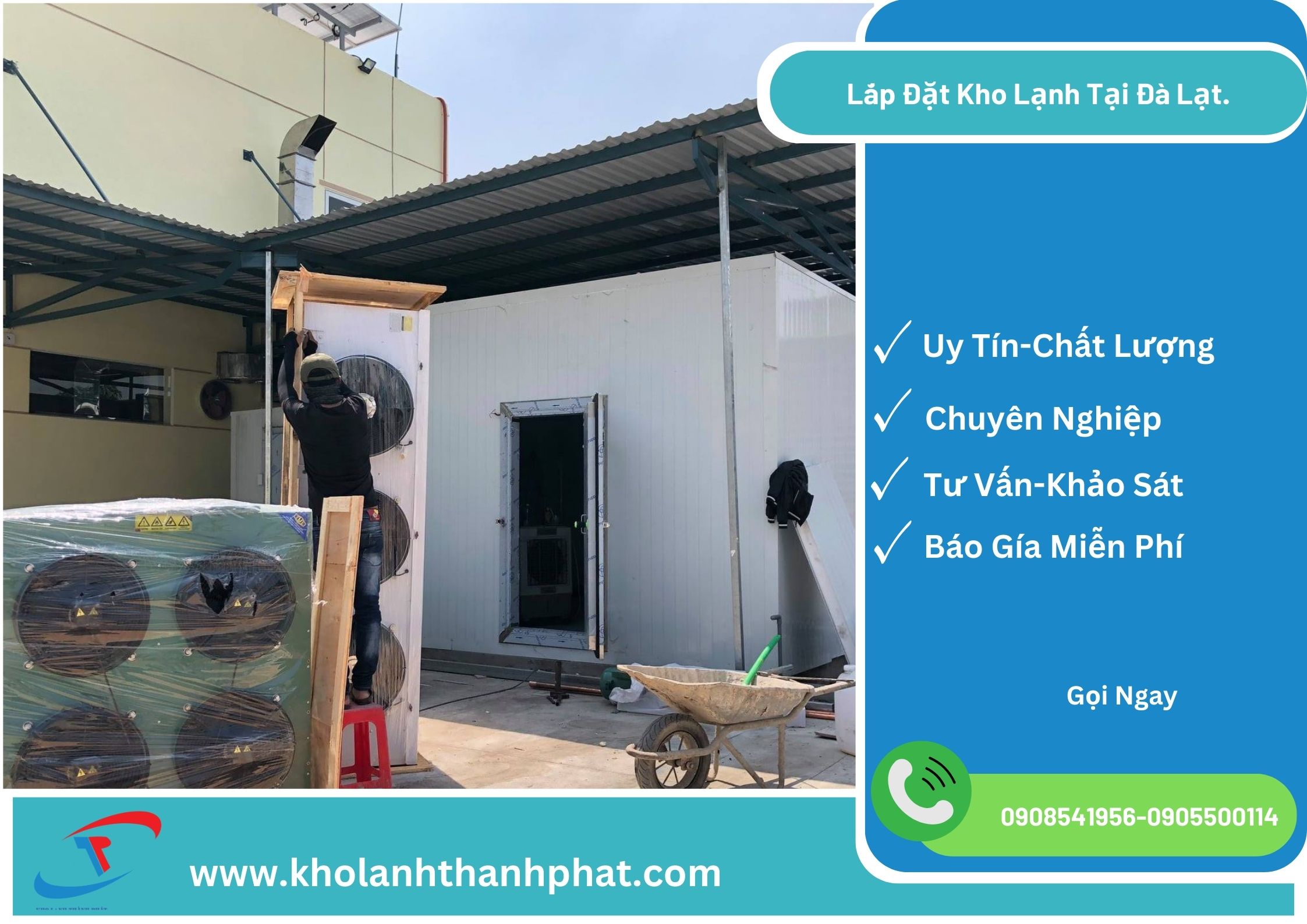 Lắp Đặt Kho Lạnh Tại Đà Lạt.