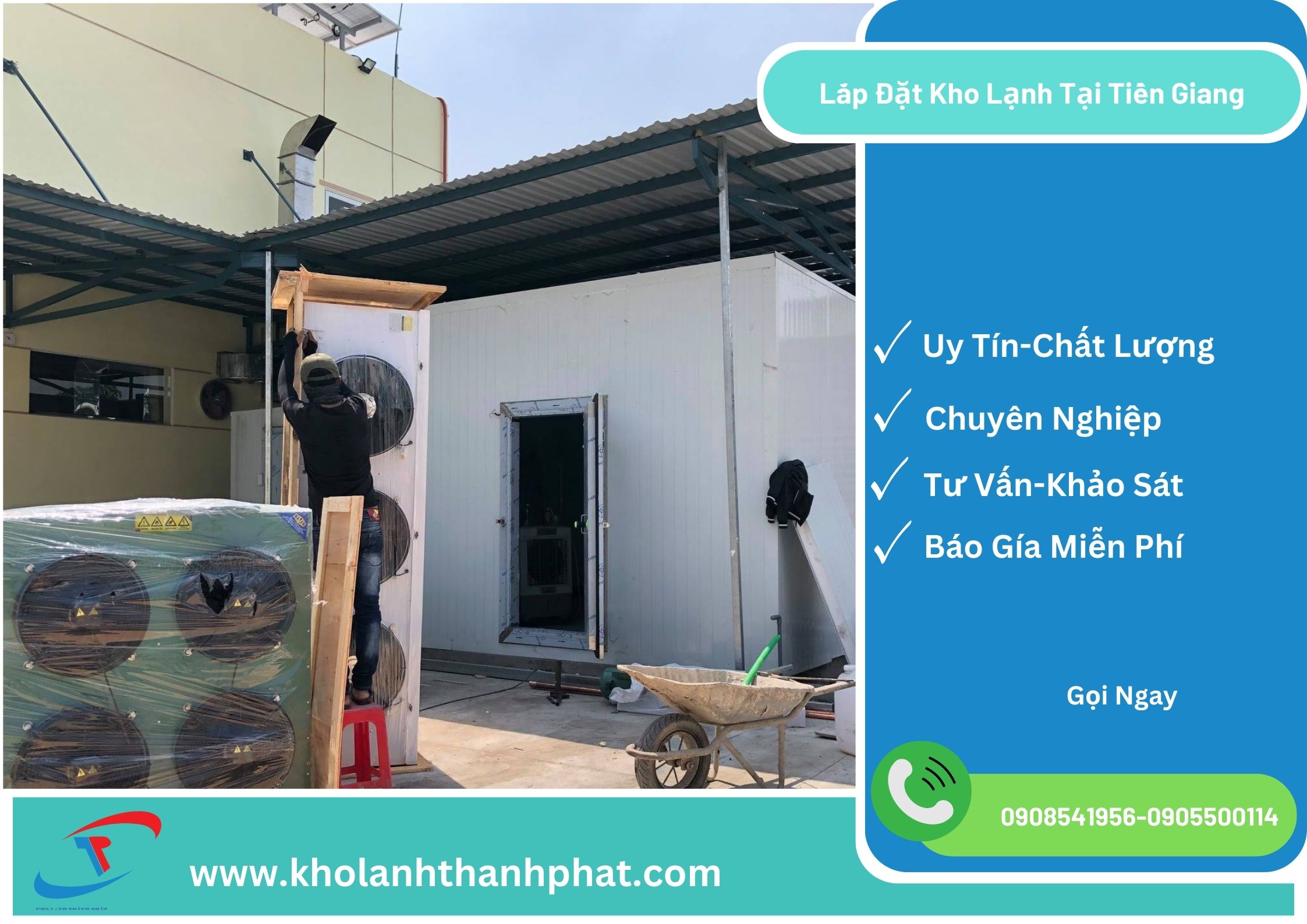 Lắp Đặt Kho Lạnh Tại Tiền Giang.